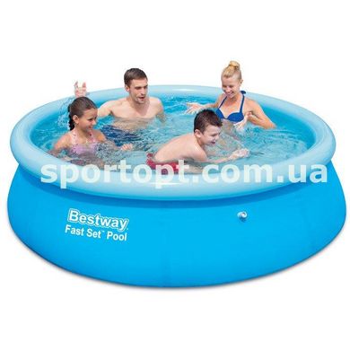 Семейный надувной бассейн profi msg Bestway + фильтр-насос 244 х 66 см (57268)