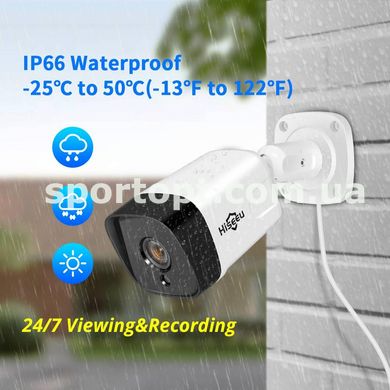 POE камера видеонаблюдения Hiseeu HB212-P 2Mp