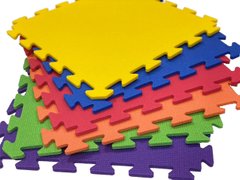 Дитячий килимок-пазл Малюк з пінополіетилену (ізолону) 50х50х1см