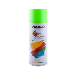 Акрилова спрей-фарба флуоресцентна Winso 450мл яскраво-зелений (GREEN)