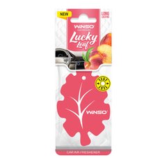 Освіжувач повітря WINSO Lucky Leaf, целюлозний ароматизатор, Peach