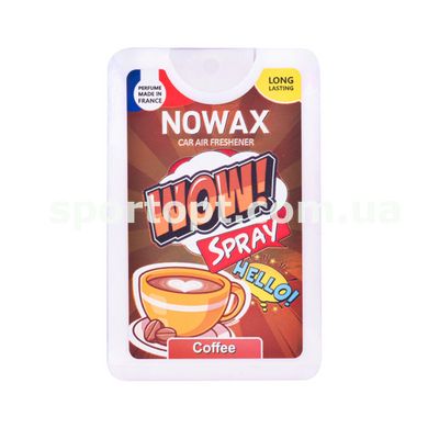 Ароматизатор повітря з розпилювачем Nowax WOW Spray 18мл Coffee
