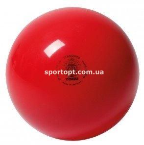 Мяч для художественной гимнастики 19 см 400 грамм TOGU Германия Fig красный