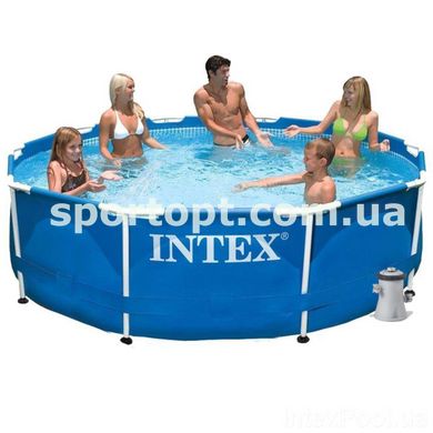 Каркасный бассейн Intex 28202 - 3, 305 x 76 см (1 250 л/ч, тент, подстилка)