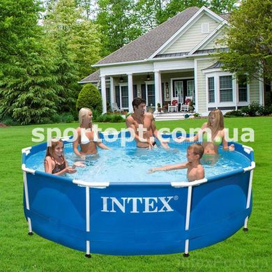 Каркасный бассейн Intex 28202 - 3, 305 x 76 см (1 250 л/ч, тент, подстилка)