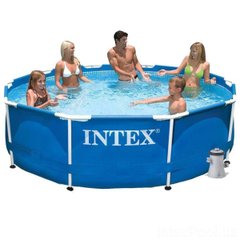 Каркасный бассейн Intex 28200 - 4, 305 х 76 см (2 006 л/ч, тент, подстилка)
