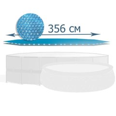 Теплозберігаюче покриття (солярна плівка) для басейну Bestway 58242, 356 см (для басейнів 396, 366 см)