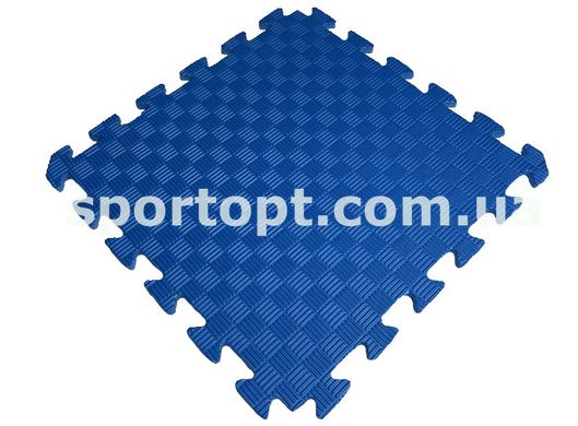 Килимок-пазл EVA Спорт 50х50х1 см Синій
