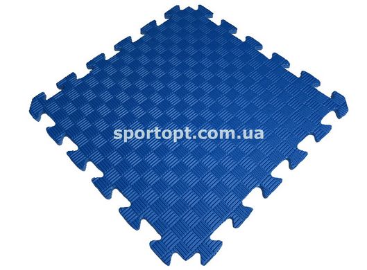 Коврик-пазл EVA Спорт 50х50х1,2 см Синий