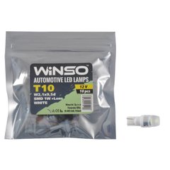 LED автолампа Winso 12V SMD T10 W2.1x9.5d 1LED, 10шт