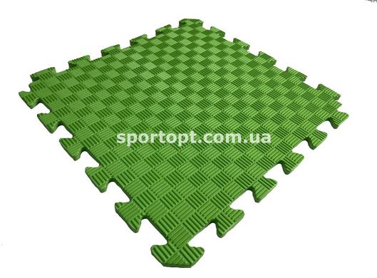 Килимок-пазл EVA Спорт 50х50х1,2 см Зелений
