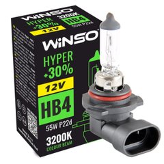 Галогенова лампа Winso HB4 12V 55W P22d HYPER +30%