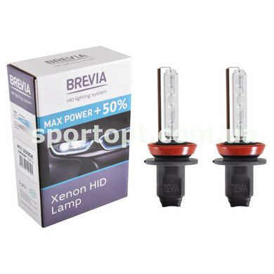 Ксенонова лампа Brevia H11 +50%, 5500K, 85V, 35W PGJ19-2 KET, 2шт