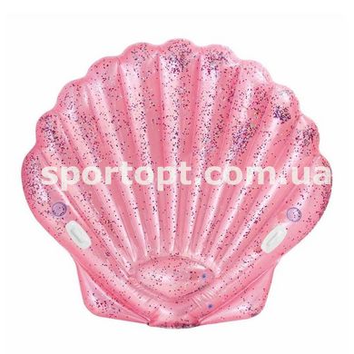 Надувной плотик Intex "Розовая ракушка" Pink Seashell Island 178 x 165 x 24 см (57257)