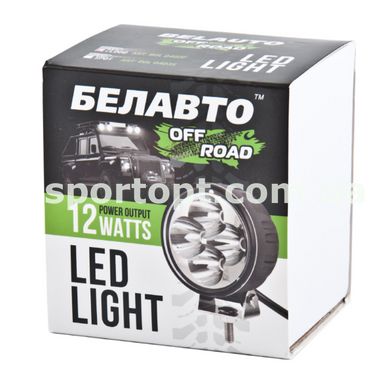 Автолампа світлодіодна BELAUTO EPISTAR Spot LED (4*3w)