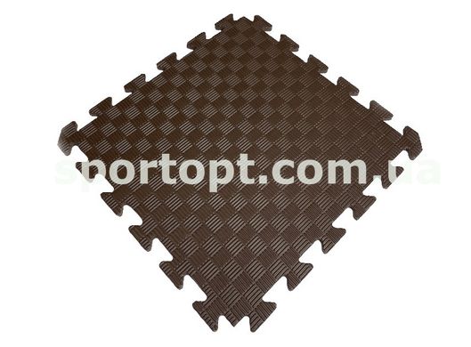 Коврик-пазл EVA Спорт 50х50х1 см Коричневый
