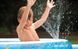 Дитячий надувний басейн Intex з фонтаном 279x36 см (57143)