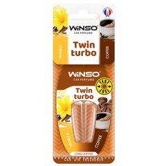 Ароматизатор з подвійною капсулою Winso Twin Turbo - Vanilla & Coffee