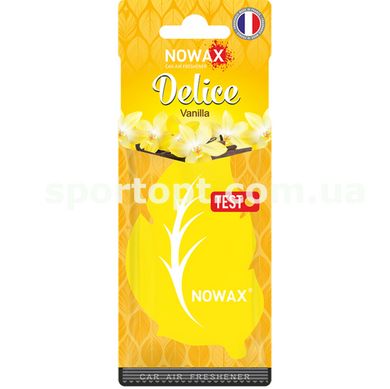 Ароматизатор повітря целюлозний Nowax серія Delice - Vanilla