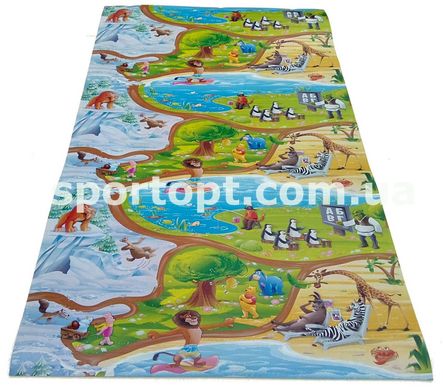 Детский игровой коврик Мадагаскар 2,5х1,2 м 12 мм