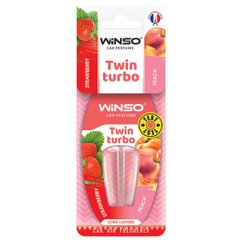 Ароматизатор з подвійною капсулою Winso Twin Turbo - Strawberry & Peach