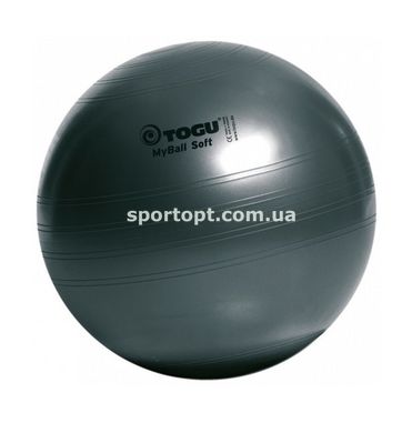 Фитбол MyBall Soft 65 см TOGU темно-серый (антрацит)