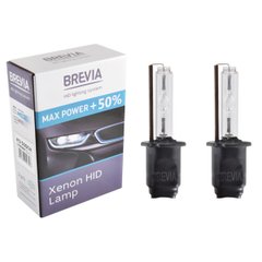 Ксенонова лампа Brevia H3 +50%, 5500K, 85V, 35W PK22s KET, 2шт