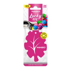 Освіжувач повітря WINSO Lucky Leaf, целюлозний ароматизатор, Bubble Gum