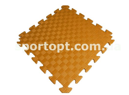 Коврик-пазл EVA Спорт 50х50х1 см Оранжевый