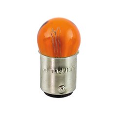 Лампа розжарювання Solar 12V 18/5W BAY15d Amber, 10шт