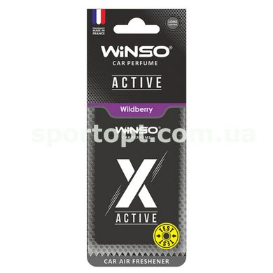 Освіжувач повітря Winso X Active целюлозний ароматизатор Wildberry