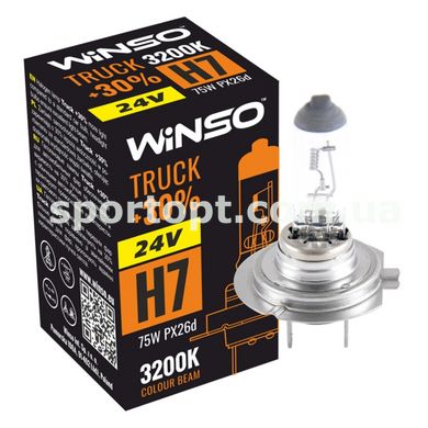 Галогенова лампа Winso H7 24V 75W PX26d TRUCK +30%