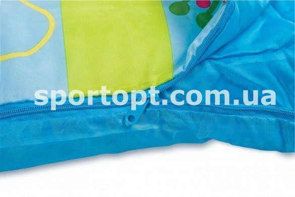 Дитячий односпальний надувний матрац Intex + ручний міні-насос 64x152x20 см (66802)