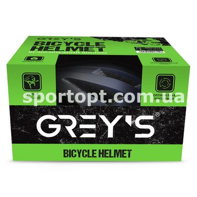 Велосипедний шолом Grey's L чорно-синій матовий