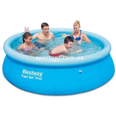 Сімейний надувний басейн profi msg Bestway + фільтр-насос 244 х 66 см (57268)
