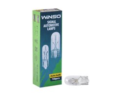 Лампа розжарювання Winso 12V W5W 5W W2.1x9.5d, 10шт
