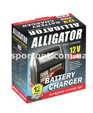 Зарядний пристрій АКБ Alligator 12V, 6А
