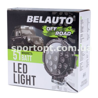 Автолампа світлодіодна BELAUTO EPISTAR Spot LED (17*3w)