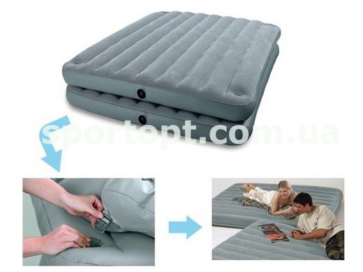 Односпальная надувная кровать Intex 99x191x46 см (67743)