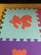 Дитячий килимок-пазл "Тварини" набір 12 елементів з EVA 120х90х1см