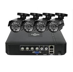 Комплект видеонаблюдения Hiseeu 4ch AHD-1MP 720P Outdoor (4AHBB10)