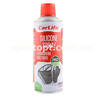 Змазка силіконова CarLife Silicone Spray, 450мл