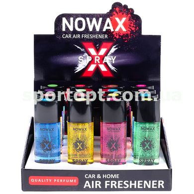 Бокс MIX №1 ароматизаторів повітря Nowax серія X Spray 50 ml