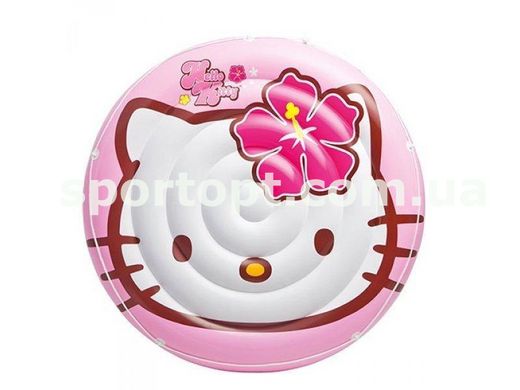 Детский надувной плотик Hello Kitty Intex 137 см (56513)