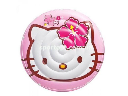 Дитячий надувний пліт Hello Kitty Intex 137 см (56513)