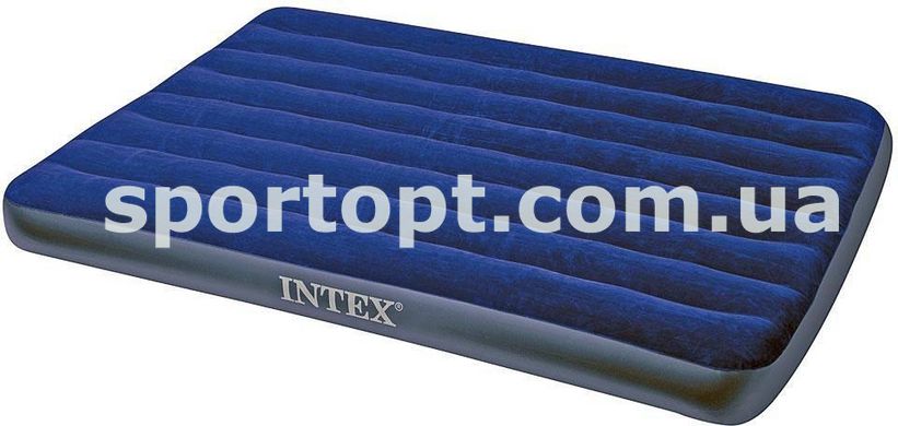 Полутороспальный надувной матрас Intex 137x191x22 см (68758)