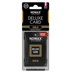 Ароматизатор Nowax Delux Card Gold, 6g