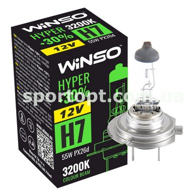 Галогенова лампа Winso H7 12V 55W PX26d HYPER +30%