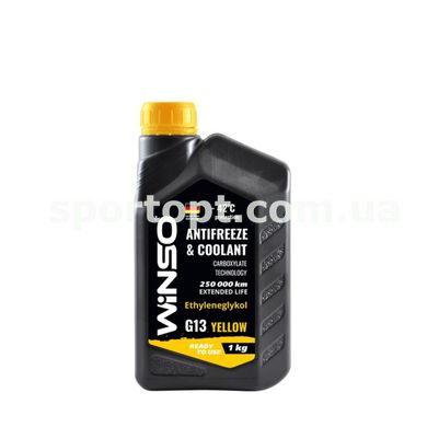 Антифриз Winso Antifreeze & Coolant Yellow -42°C (жовтий) G13, 1кг