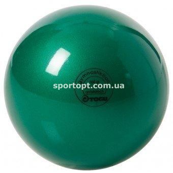 Мяч для художественной гимнастики 16 см 300 грамм TOGU Германия FIG зеленый перламутр